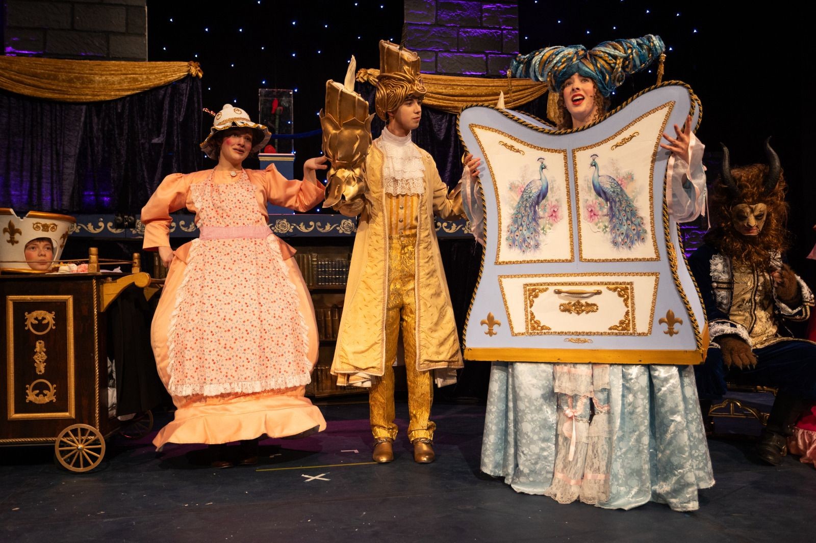 Beauty and the Beast Wardrobe costume hire – Thespis Theatrical Costumiers UK
