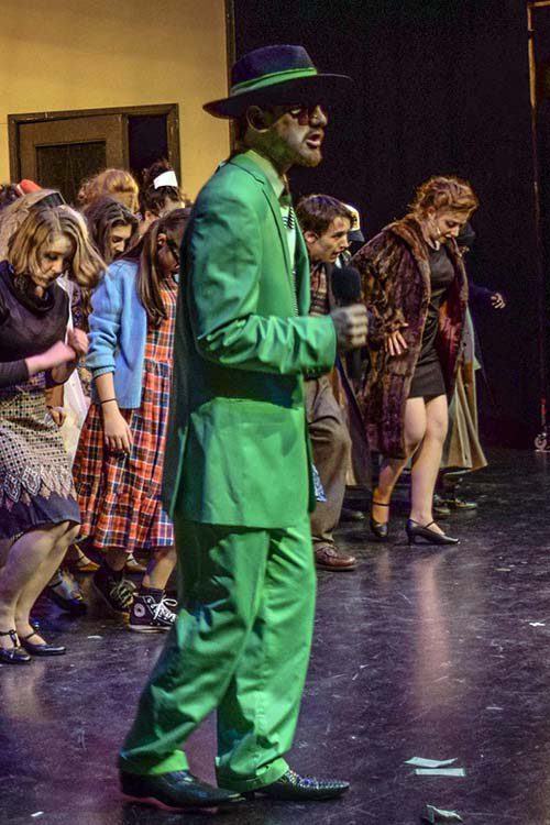 Colourful Costumes from Little Shop of Horrors Musical