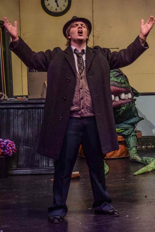 Mr Mushnik and Seymour costumes from Little shop of Horrors.