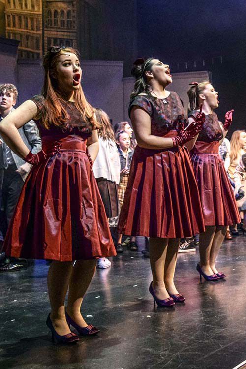 The Ronettes costumes from Little Shop of Horrors.