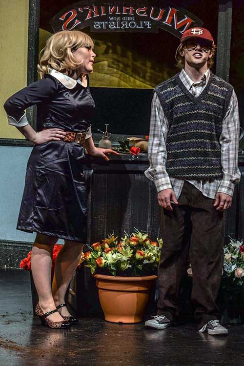 Seymour and Audrey costumes from Little Shop of Horrors